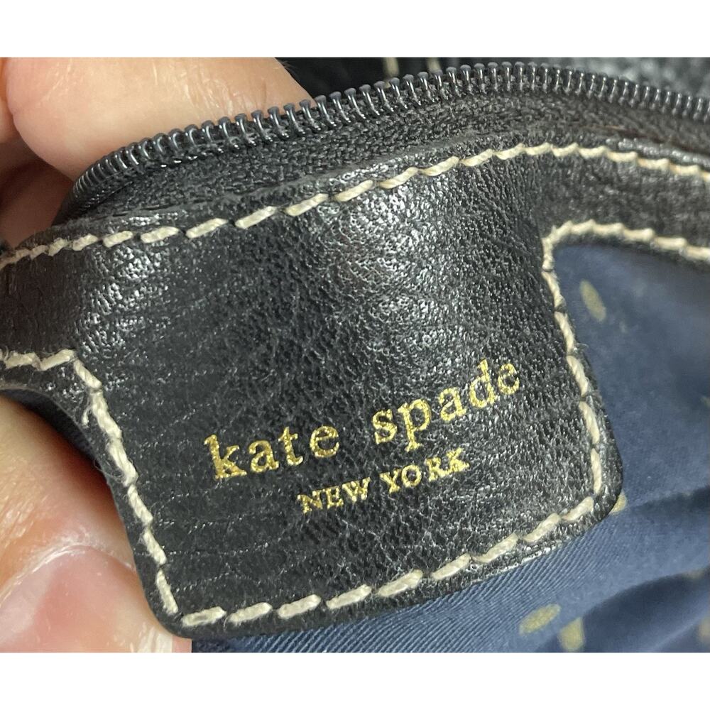 Kate Spade New York Black Pebbled Leather Multi Strap Tote Shoulder Bag - Picture 5 of 10